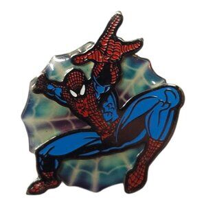 Universal Studios Hollywood Spider-Man Vintage 2002 Enamel Pin Pinback